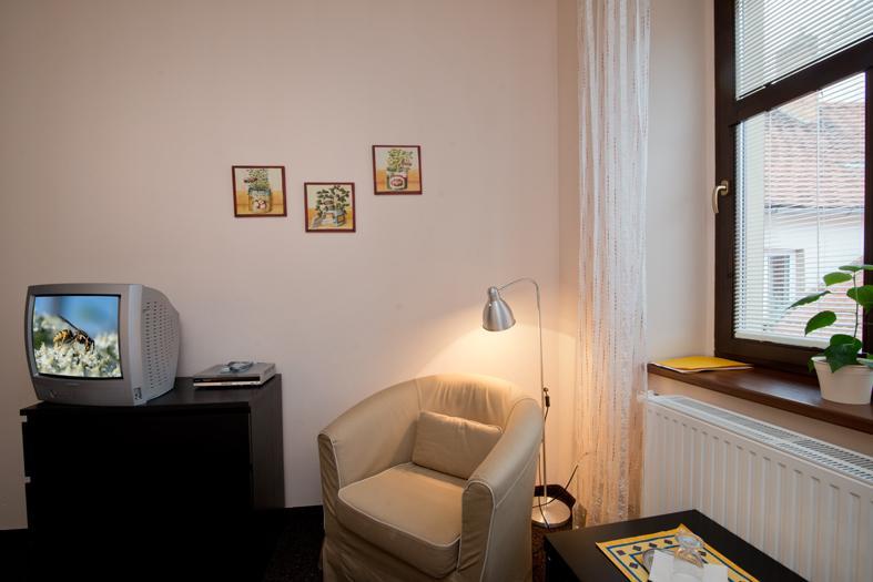 Hotel U Zlateho Byka Písek Buitenkant foto
