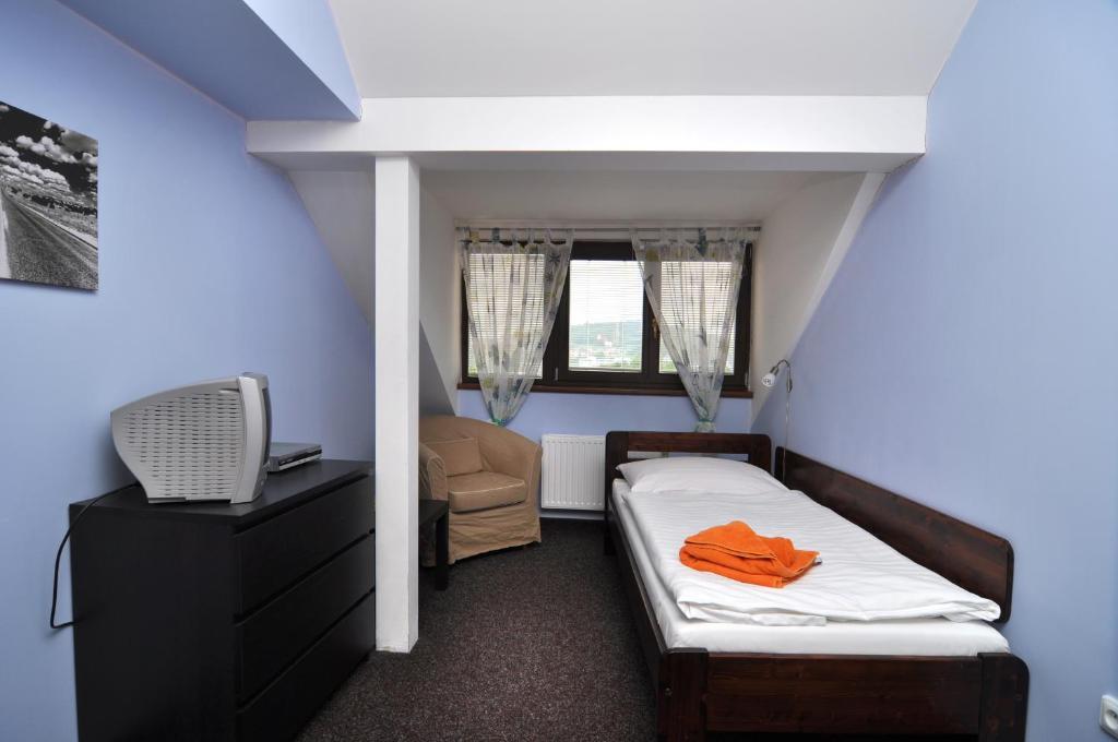 Hotel U Zlateho Byka Písek Buitenkant foto